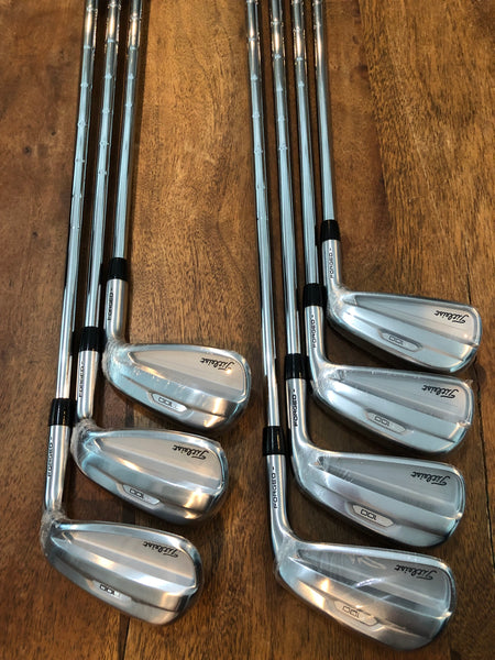 Brand New Titleist T100 Forged 4-PW Irons with KBS Tour Stiff Flex Shafts