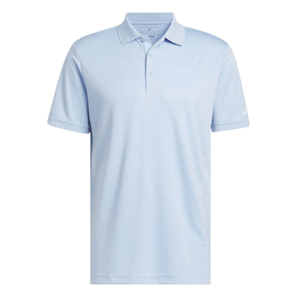 ADIDAS MEN'S CORE ADIDAS PERFORMANCE PRIMEGREEN POLO SHIRT - CLEAR SKY