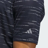 ADIDAS MEN'S ULTIMATE MESH PRINT GOLF POLO SHIRT - COLLEGIATE NAVY