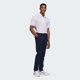 ADIDAS MEN'S ULTIMATE MESH PRINT GOLF POLO SHIRT COLLEGIATE RED