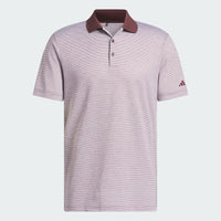 ADIDAS MEN'S OTTOMAN GOLF POLO SHIRT - WHITE/AURORA RUBY