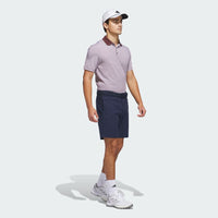 ADIDAS MEN'S OTTOMAN GOLF POLO SHIRT - WHITE/AURORA RUBY