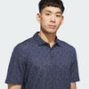 ADIDAS MENS ULTIMATE365 CLIMACOOL TANGO PRINT MESH GOLF POLO SHIRT - COLLEGIATE NAVY/WHITE