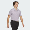 ADIDAS MEN'S ULTIMATE365 MINI BUNKER GOLF POLO SHIRT - WHITE BLACK