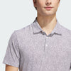ADIDAS MEN'S ULTIMATE365 MINI BUNKER GOLF POLO SHIRT - WHITE BLACK