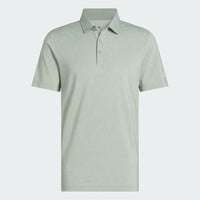 ADIDAS MEN'S PLAYERS POLO ULTIMATE365 MINI BUNKER GOLF POLO SHIRT- SILVER GREEN
