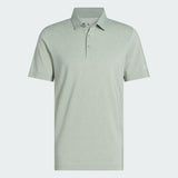 ADIDAS MEN'S PLAYERS POLO ULTIMATE365 MINI BUNKER GOLF POLO SHIRT- SILVER GREEN