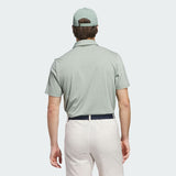 ADIDAS MEN'S PLAYERS POLO ULTIMATE365 MINI BUNKER GOLF POLO SHIRT- SILVER GREEN
