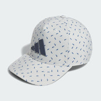 ADIDAS GOLF TOUR SLICE PRINT HAT - WONDER SILVER