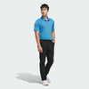 ADIDAS MEN'S ULTIMATE365 PRINTED MESH CLIMACOOL GOLF POLO SHIRT - LUCID RAY BLUE