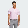 ADIDAS MENS ULTIMATE365 MESH PRINT CLIMACOOL GOLF POLO SHIRT - WHITE/PURE TURBO