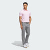 ADIDAS MENS ULTIMATE365 MESH PRINT CLIMACOOL GOLF POLO SHIRT - WHITE/PURE TURBO