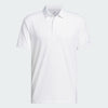 ADIDAS MENS ULTIMATE365 MESH PRINT CLIMACOOL GOLF POLO SHIRT - WHITE/CRYSTAL SKY