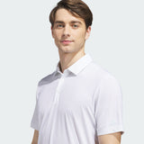ADIDAS MENS ULTIMATE365 MESH PRINT CLIMACOOL GOLF POLO SHIRT - WHITE/CRYSTAL SKY