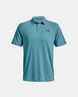 UNDER ARMOUR MEN'S T2G GOLF POLO - GLACIER BLUE