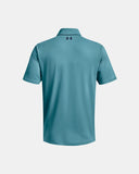 UNDER ARMOUR MEN'S T2G GOLF POLO - GLACIER BLUE