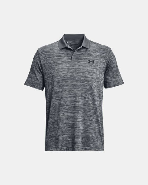 UNDER ARMOUR MEN'S PERFORMANCE POLO 3.0 - PITCH GRAY BLACK