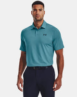 UNDER ARMOUR MEN'S T2G GOLF POLO - GLACIER BLUE