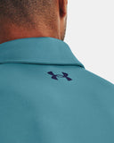 UNDER ARMOUR MEN'S T2G GOLF POLO - GLACIER BLUE