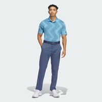 ADIDAS MEN'S ULTIMATE365 ALLOVER PRINT POLO SHIRT - Semi Blue Burst / Preloved Ink