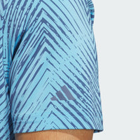 ADIDAS MEN'S ULTIMATE365 ALLOVER PRINT POLO SHIRT - Semi Blue Burst / Preloved Ink