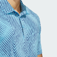 ADIDAS MEN'S ULTIMATE365 ALLOVER PRINT POLO SHIRT - Semi Blue Burst / Preloved Ink