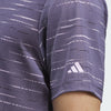 ADIDAS MEN'S ULTIMATE MESH PRINT GOLF POLO SHIRT - PRELOVED VIOLET