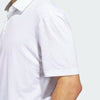 ADIDAS MENS ULTIMATE365 MESH PRINT CLIMACOOLGOLF POLO SHIRT - CRYSTAL SKY