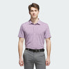 ADIDAS MEN'S ULTIMATE365 MINI BUNKER GOLF POLO SHIRT - POWDER PLUM