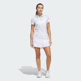 ADIDAS WOMEN'S ULTIMATE365 PRINTED POLO SHIRT - WONDER SILVER