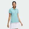 ADIDAS WOMENS ULTIMATE365 SHORT SLEEVE GOLF POLO SHIRT - MINT TON