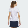 ADIDAS WOMENS ULTIMATE365 SHORT SLEEVE GOLF POLO SHIRT - WHITE