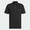 ADIDAS MENS ULTIMATE365 SOLID GOLF POLO SHIRT - BLACK