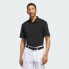 ADIDAS MENS ULTIMATE365 SOLID GOLF POLO SHIRT - BLACK