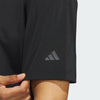 ADIDAS MENS ULTIMATE365 SOLID GOLF POLO SHIRT - BLACK