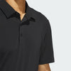 ADIDAS MENS ULTIMATE365 SOLID GOLF POLO SHIRT - BLACK