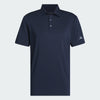 ADIDAS MENS ULTIMATE365 SOLID GOLF POLO SHIRT - COLLEGIATE NAVY