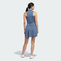 ADIDAS WOMEN'S ULTIMATE365 TOUR PLEATED GOLF DRESS - PRELOVED INK