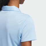ADIDAS WOMEN'S PERFORMANCE PRIMEGREEN GOLF POLO SHIRT - CLEAR SKY