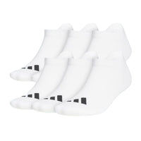 ADIDAS MEN'S ANKLE SOCKS 6 PAIRS - WHITE