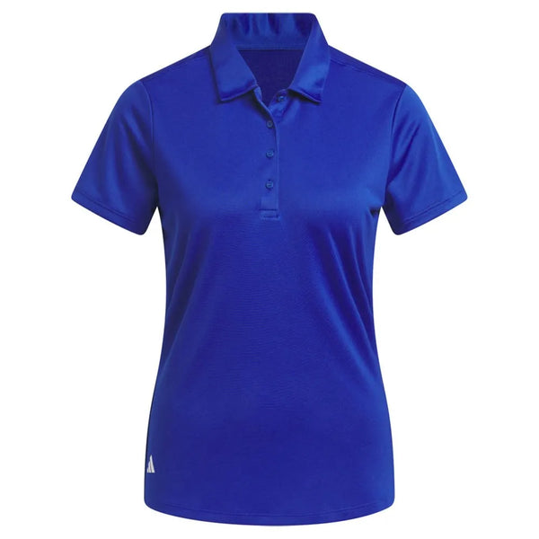 ADIDAS WOMEN'S PERFORMANCE PRIMEGREEN GOLF POLO SHIRT - ROYAL