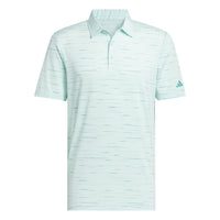 ADIDAS MENS ULTIMATE365 MESH PRINT GOLF POLO SHIRT - SEFLAQ