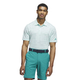 ADIDAS MENS ULTIMATE365 MESH PRINT GOLF POLO SHIRT - SEFLAQ