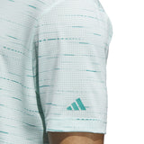 ADIDAS MENS ULTIMATE365 MESH PRINT GOLF POLO SHIRT - SEFLAQ