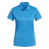 ADIDAS WOMEN'S PERFORMANCE PRIMEGREEN GOLF POLO SHIRT - BRBLUE
