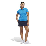 ADIDAS WOMEN'S PERFORMANCE PRIMEGREEN GOLF POLO SHIRT - BRBLUE