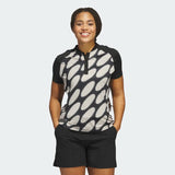 ADIDAS WOMEN'S MARIMEKKO POLO SHIRT - BLACK