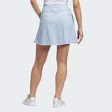 ADIDAS WOMEN'S ESSENTIALS PRINTED GOLF SKORT - WONDER BLUE