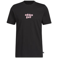 ADIDAS MEN'S GOLF GRAPHIC TEE - BLACK