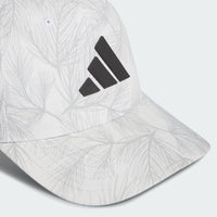 ADIDAS MEN'S TOUR PRINT SNAPBACK HAT - WHITE